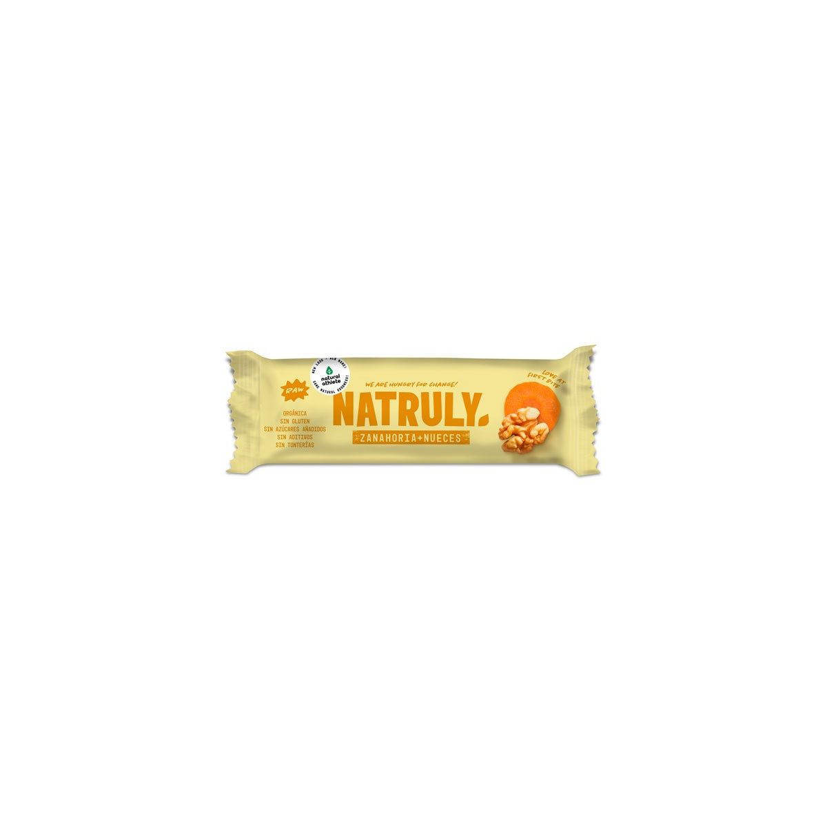 Barrita Raw de Zanahoria y Nueces Bio 24x40g Natruly - Imagen 2