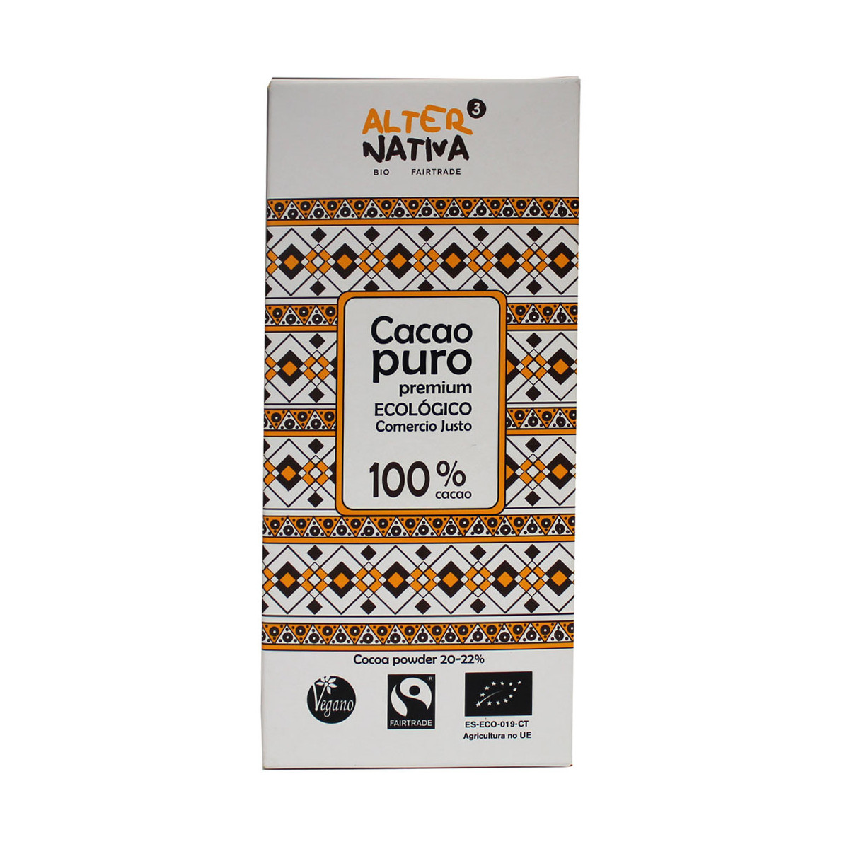 Cacao puro 21% M.G bio 150g Alternativa 3