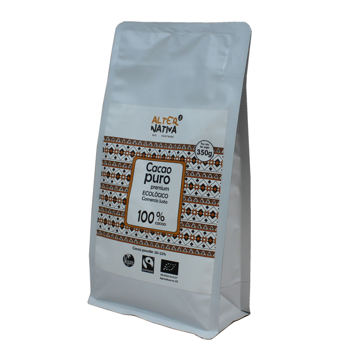 Cacao puro 21% M.G bio 350g Alternativa 3 - Imagen 2