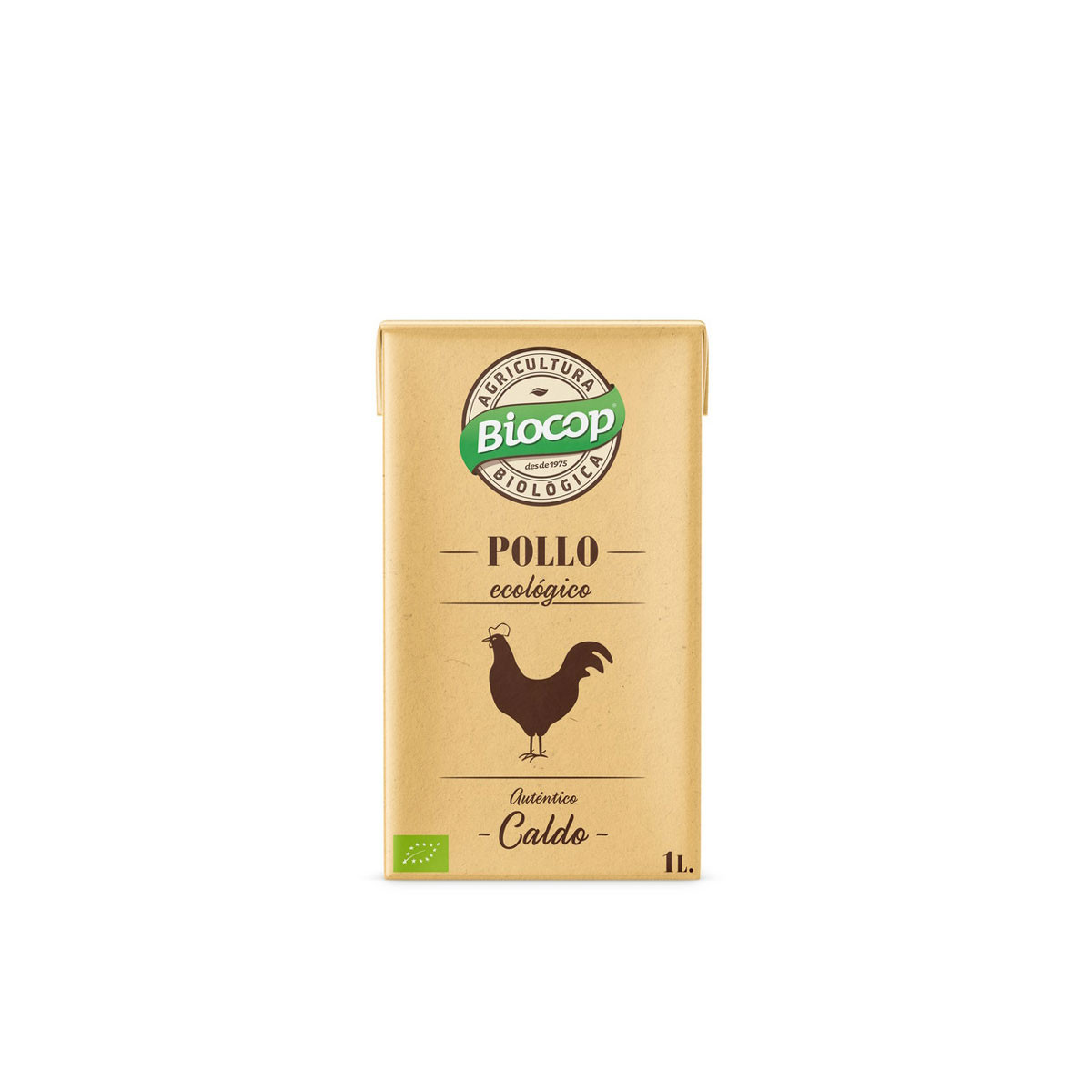 Caldo de Pollo autentico tetrabrik Bio 1L Biocop