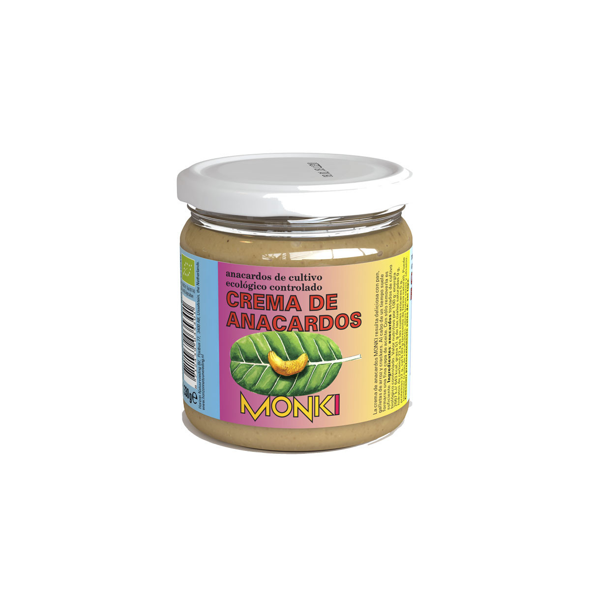 Crema anacardos bio 330g Monki
