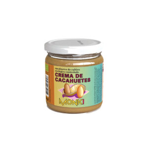 Crema de cacahuetes bio 330g Monki