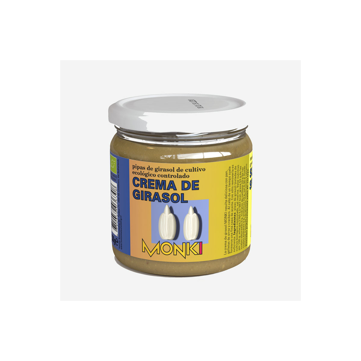 Crema de pipas de girasol bio 330g Monki