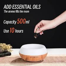 Humidificador aromaterapia sin BPA 500 ml