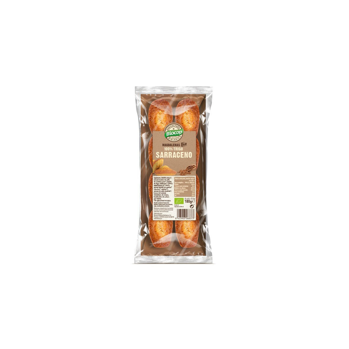 Magdalena trigo sarraceno 100% Bio 180g Biocop