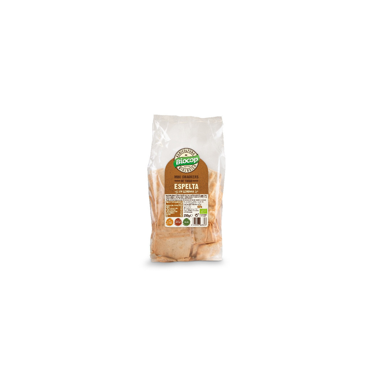 Mini crackers de Trigo de espelta Bio 250g Biocop