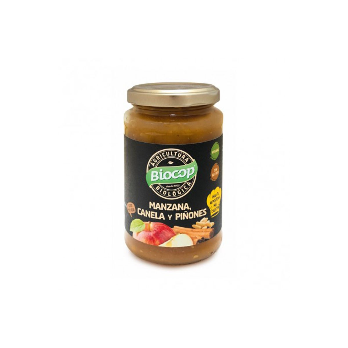 Preparado manzana canela piñones bio 280g Biocop