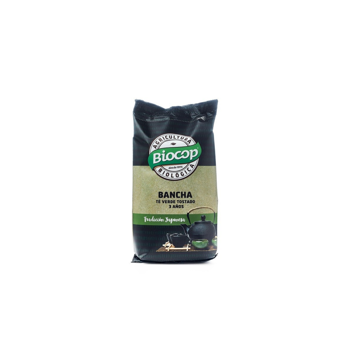 Te verde tostado bancha 3 años Bio 75g Biocop